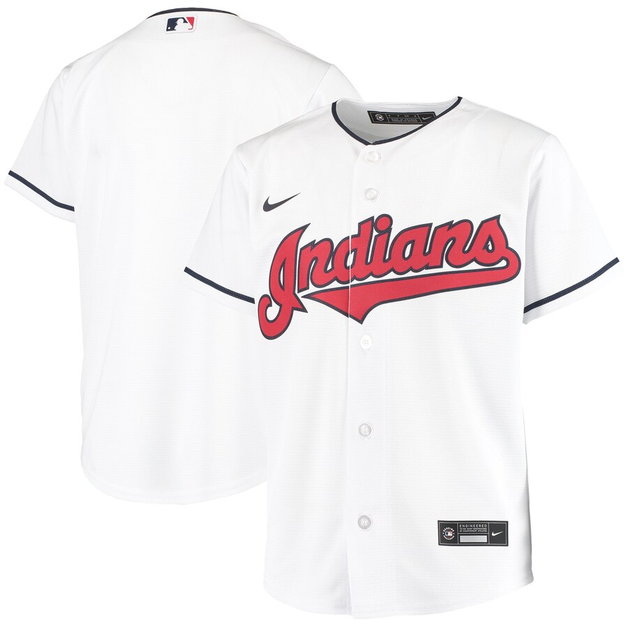 Cleveland Indians Nike Youth Home 2020 MLB Team Jersey White